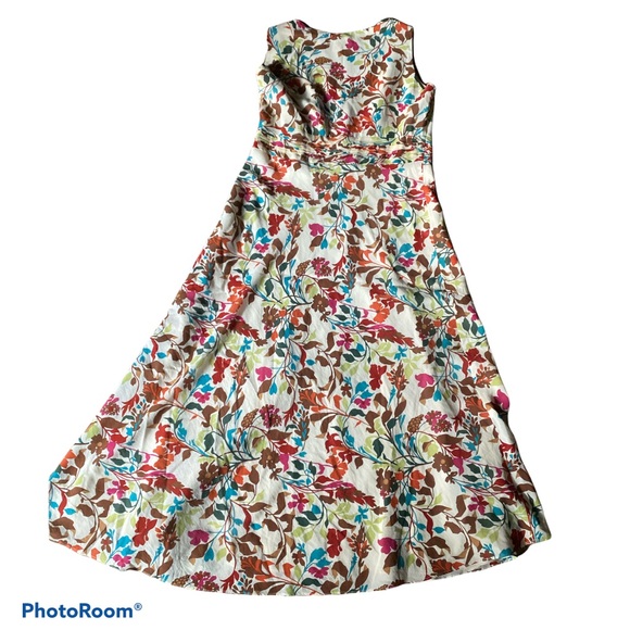 TOMMY BAHAMA Womens Dress floral Silk Sleeveless. - Picture 2 of 5
